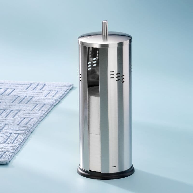 KELA Стойка за резервни ролки тоалетна хартия “Swing“ – сребрист мат