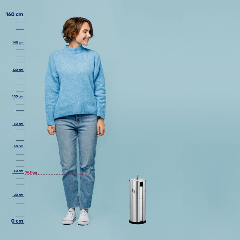 KELA Стойка за резервни ролки тоалетна хартия “Swing“ – сребрист мат