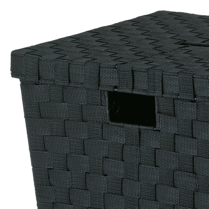 KELA Кош за пране “Alvaro“ – черен