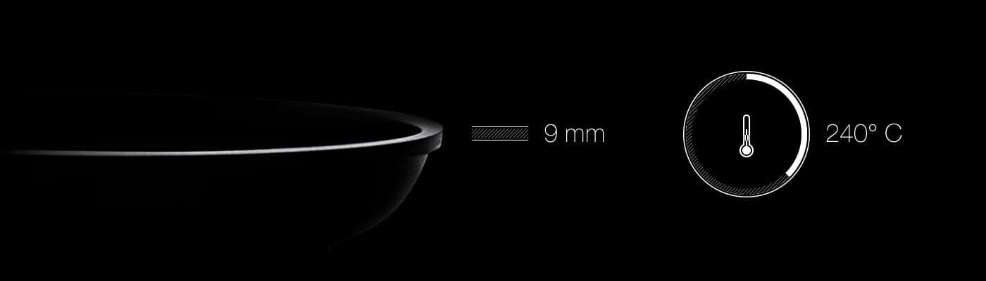 AMT Индукционен тиган 5 см. – Ø 24 см.