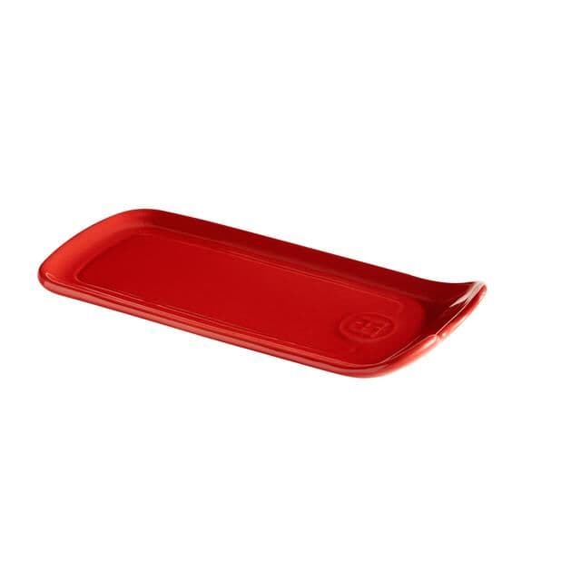 EMILE HENRY Керамична поставка за прибори за готвене  SPOON REST – цвят червен