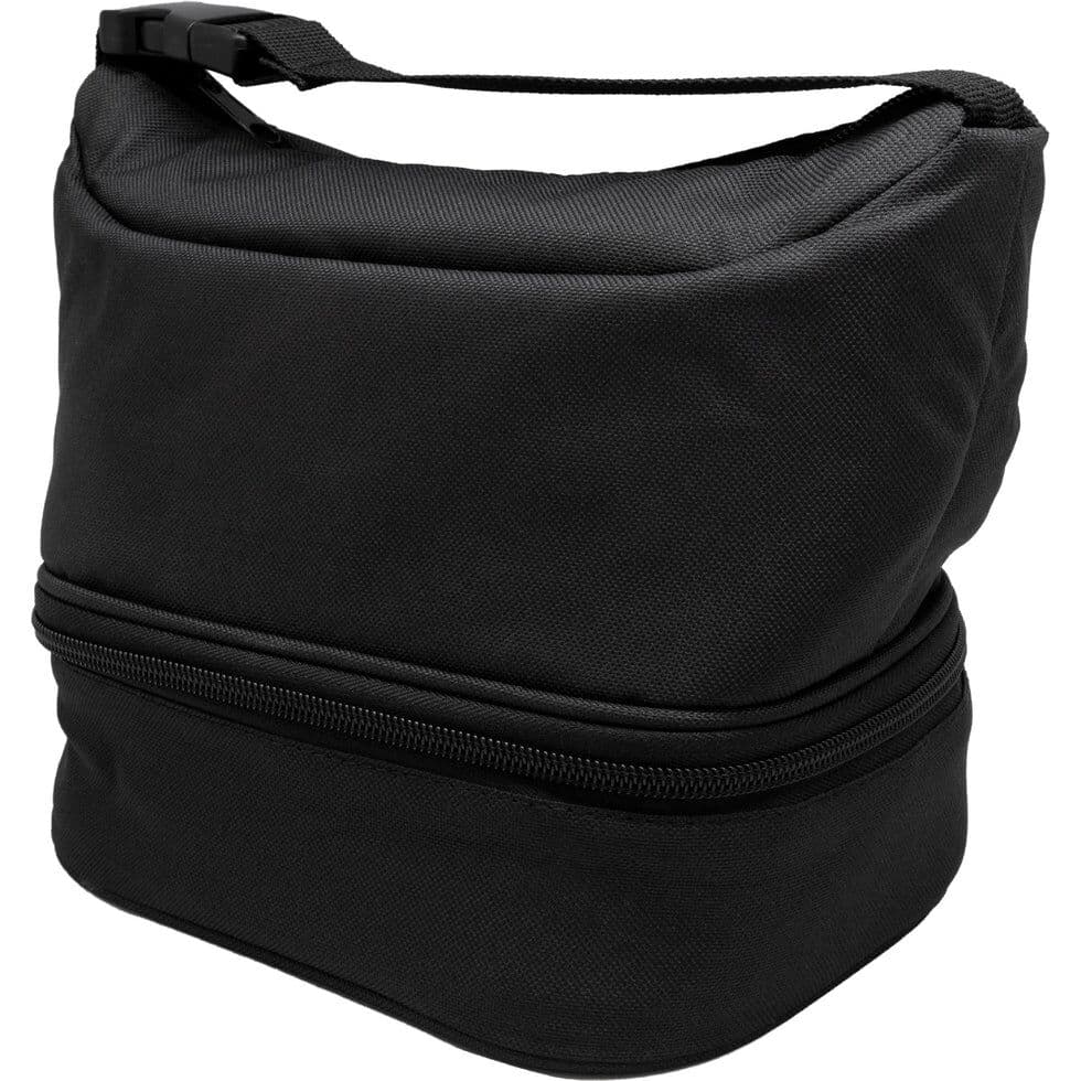 Nerthus Термоизолираща чанта с две отделения – черен цвят