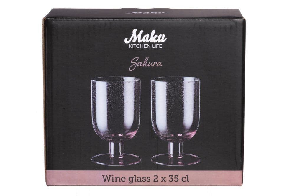 MAKU Комплект чаши за вино “Sakura“ – 2 бр. – 350 мл.