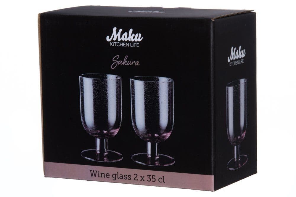 MAKU Комплект чаши за вино “Sakura“ – 2 бр. – 350 мл.