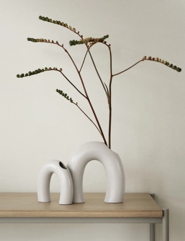 BLOMUS Ваза KAGETSU, размер S – цвят бежов (Moonbeam)