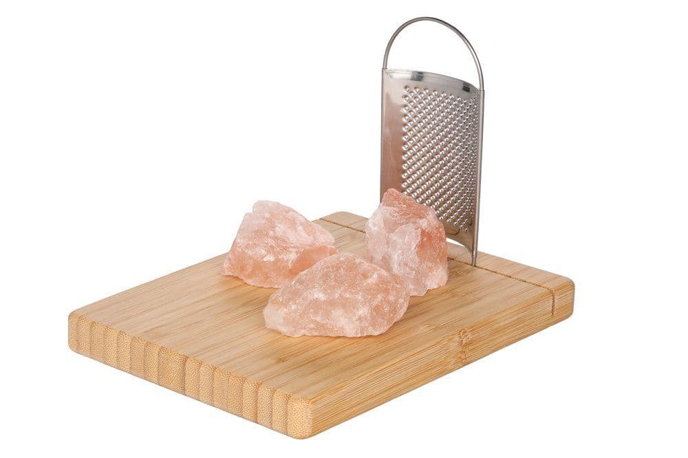 MAKU Ренде за хималайска сол с бамбукова дъска