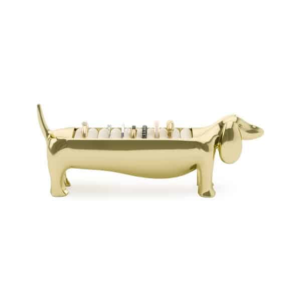 UMBRA Поставка за пръстени “DACHSIE“ –  дакел – цвят месинг