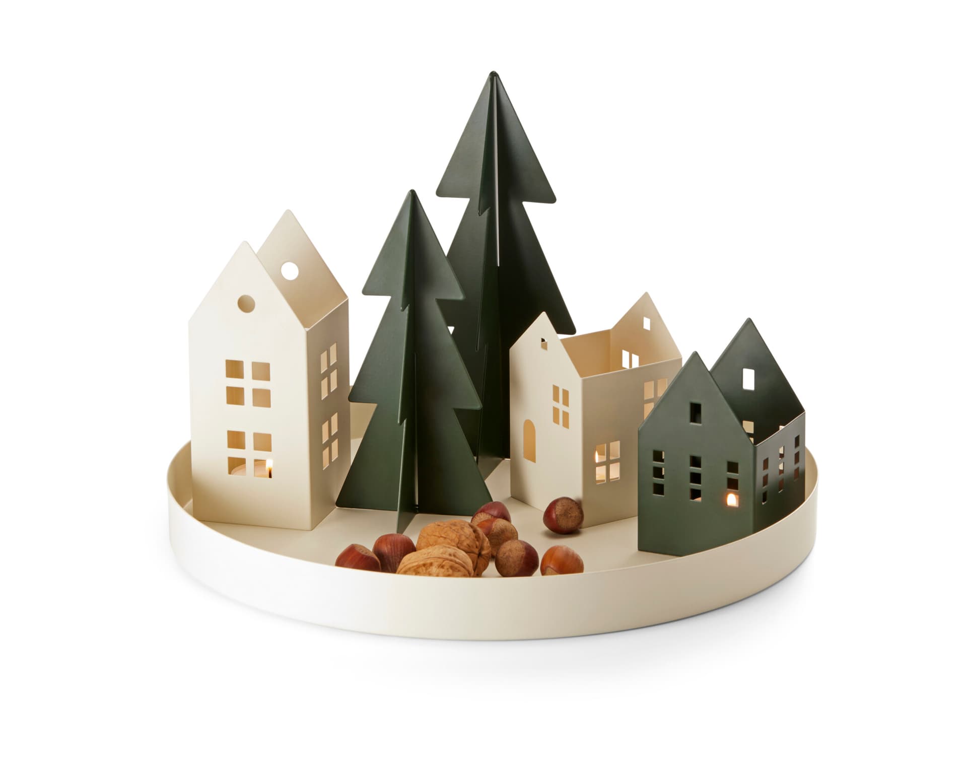 PHILIPPI Коледни свещници с табла “LE QUARTIER“ - 6 части