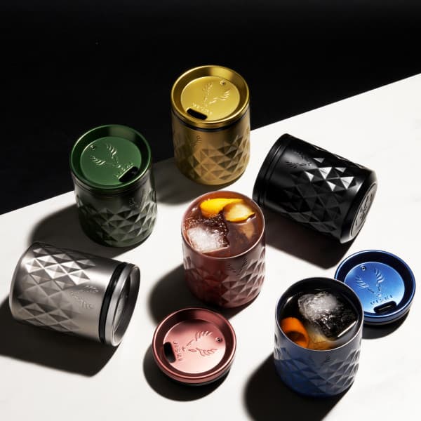 VISKI Термочаша с керамично покритие “PARAGON“ - 355 мл - цвят синьо — снимка 5