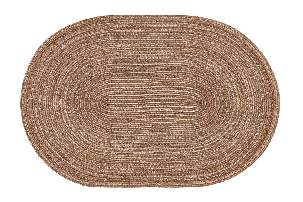 4Living Овална подложка за хранене 30 х 45 см. “Heini“ - кафява