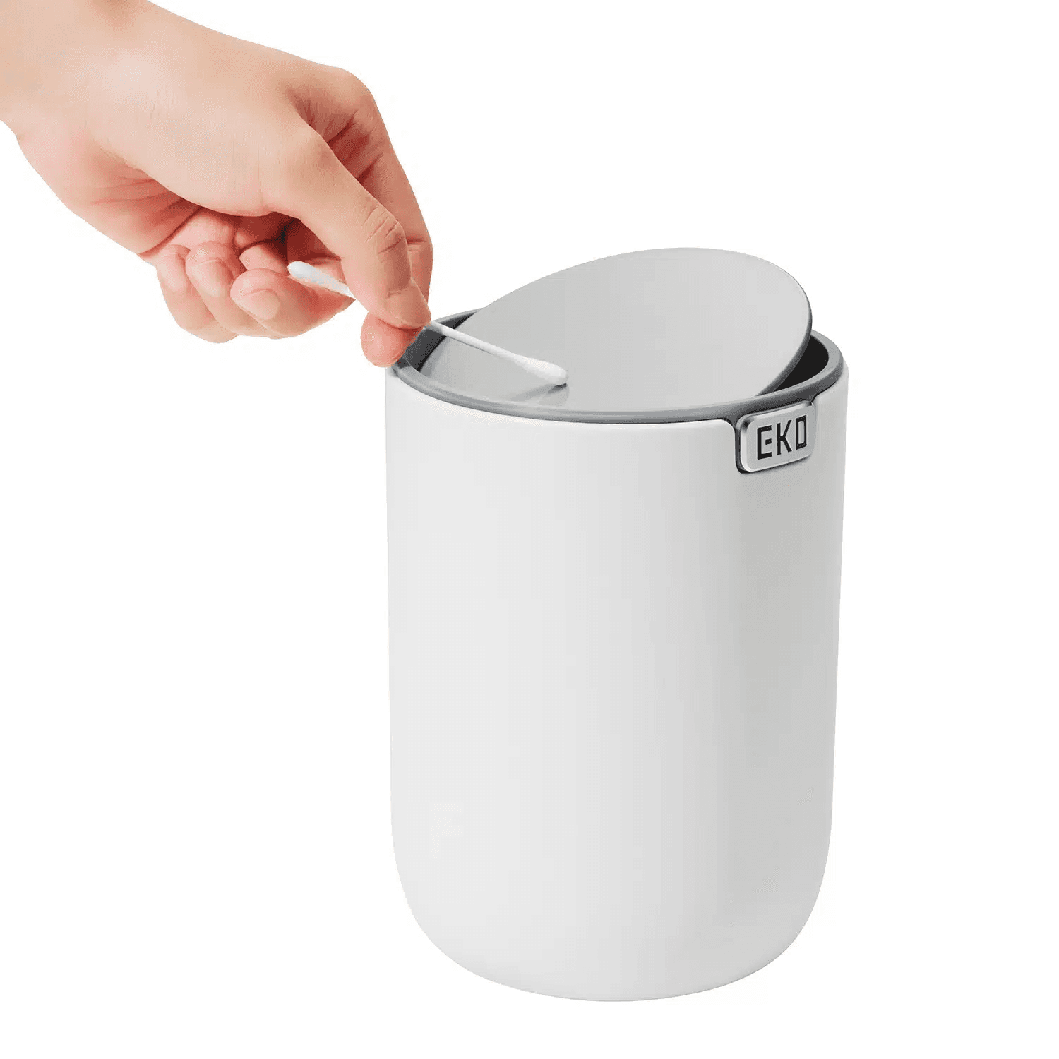 EKO Кошче за маса “FANDY" - 2,2л - бяло — снимка 3