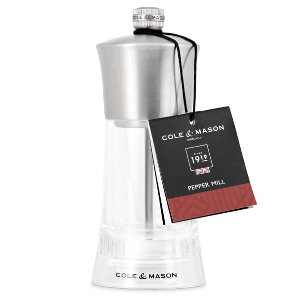 COLE &amp; MASON Акрилна мелничка за пипер “BROMLEY“ - 15 см.