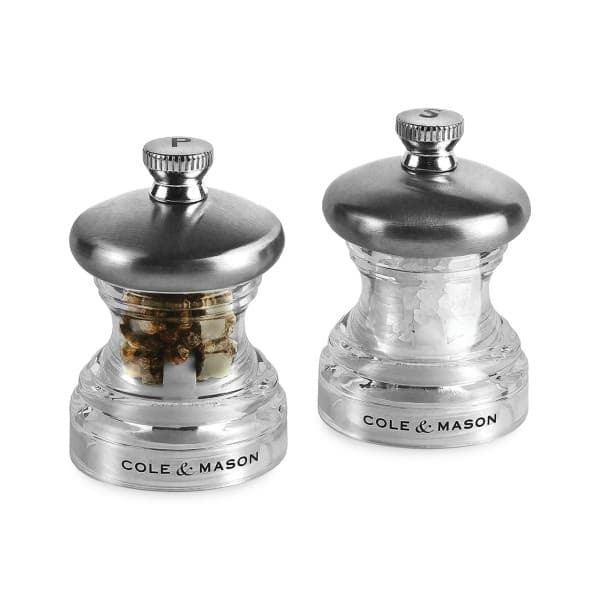 COLE & MASON Мелничка за сол “BUTTON“ - 6,5 см. - снимка 2