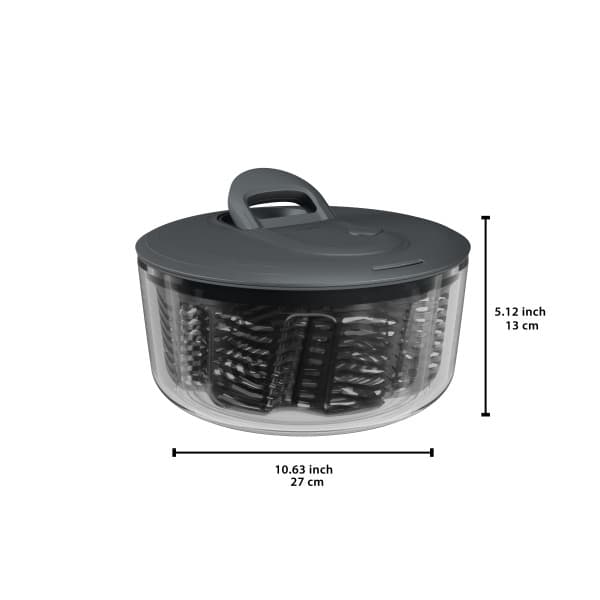 ZYLISS Центрофуга за салата - Ø 27 см. - сива — снимка 2