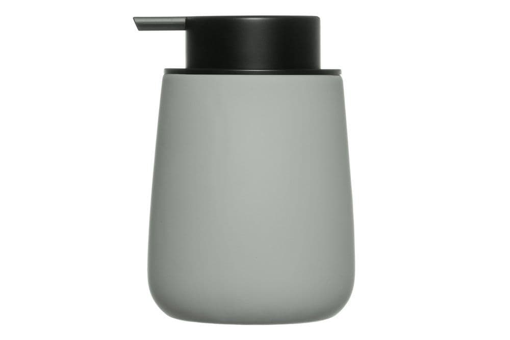 4LIVING Керамичен диспенсър за течен сапун “Nova“ - цвят сив - 350 мл.