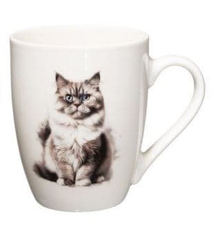 4LIVING Порцеланова чаша с дръжка "Рагдол" - 340 мл.