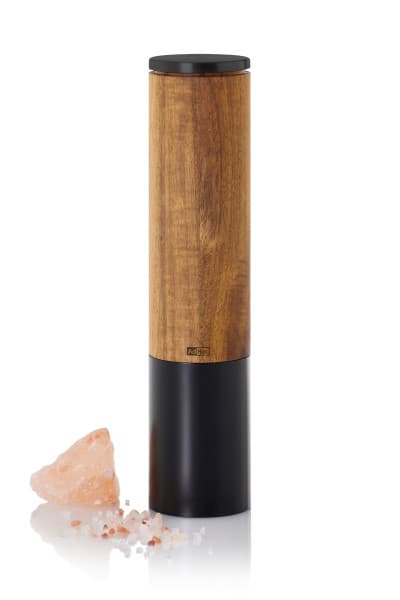 AdHoc Електрическа мелничка за сол и пипер eMill.5 - акация/черна стомана