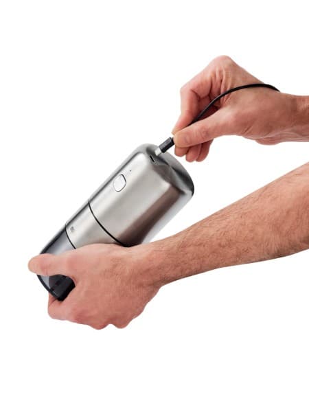 AdHoc Електрическа акумулаторна кафемелачка iMill - стомана — снимка 5