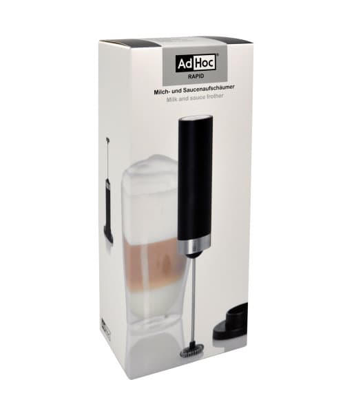 AdHoc Миксер за фрапе и дресинги с поставка Rapid - черен — снимка 4