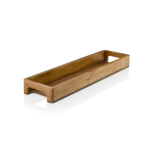 AdHoc Табла/поднос за сервиране Slim - 50 х 13 см. - акация и орех