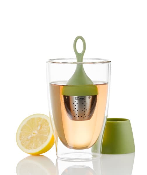 AdHoc Плаващ прибор за чай FLOATEA - зелен