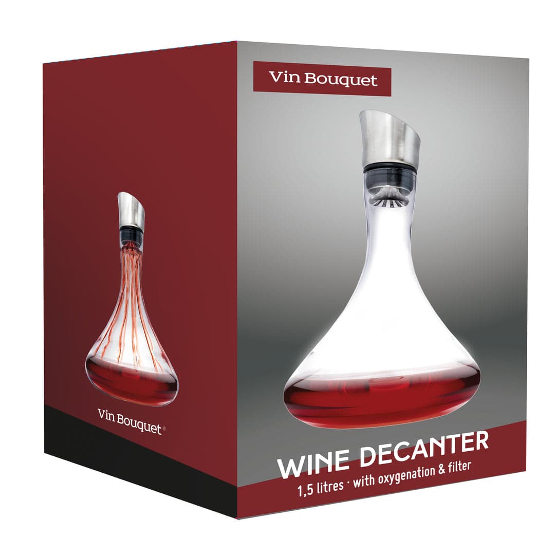 Vin Bouquet Гарафа / декантер за вино - 1,5 л. - снимка 4