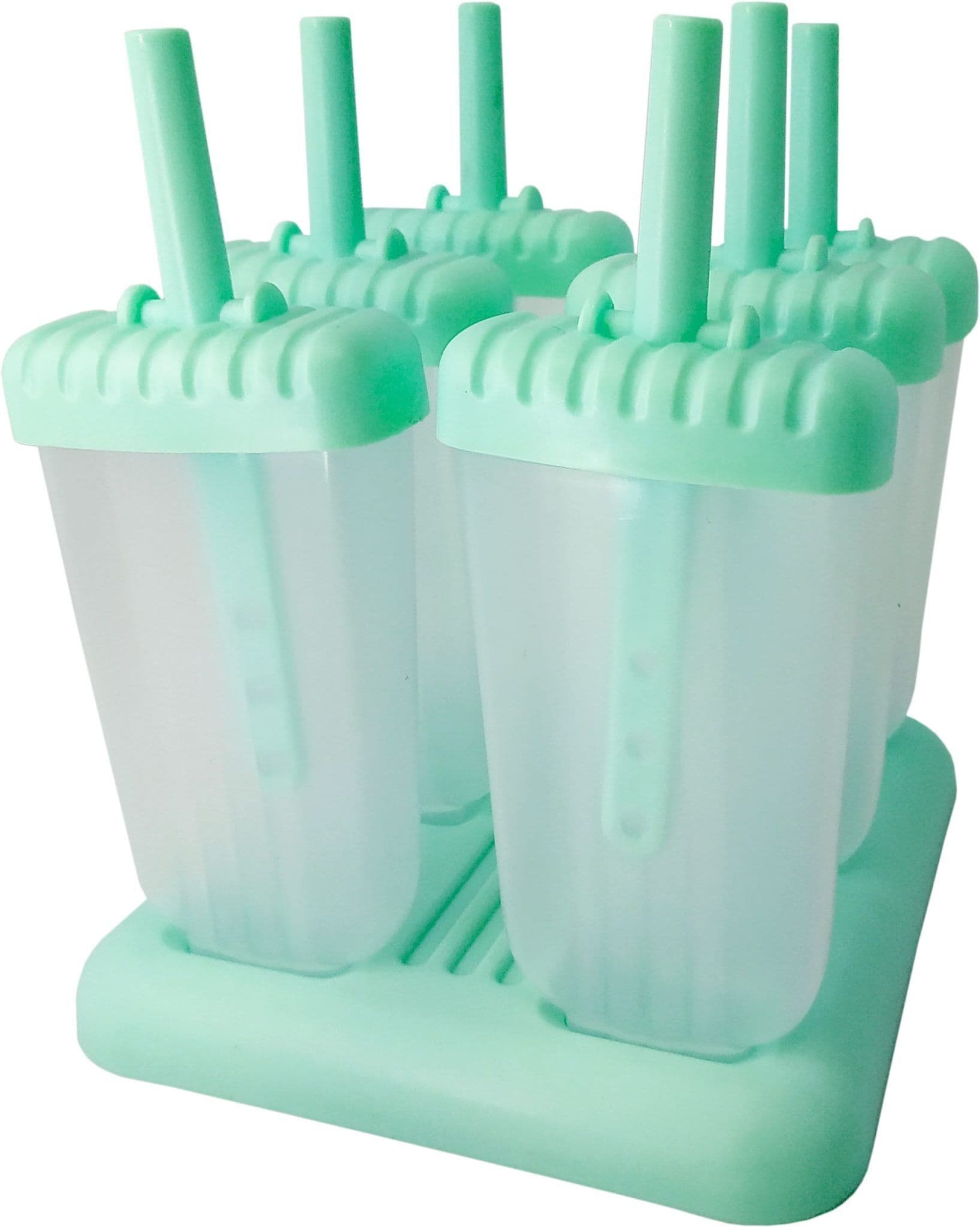 Nerthus Комплект от 6 бр. форми за ледени близалки с поставка