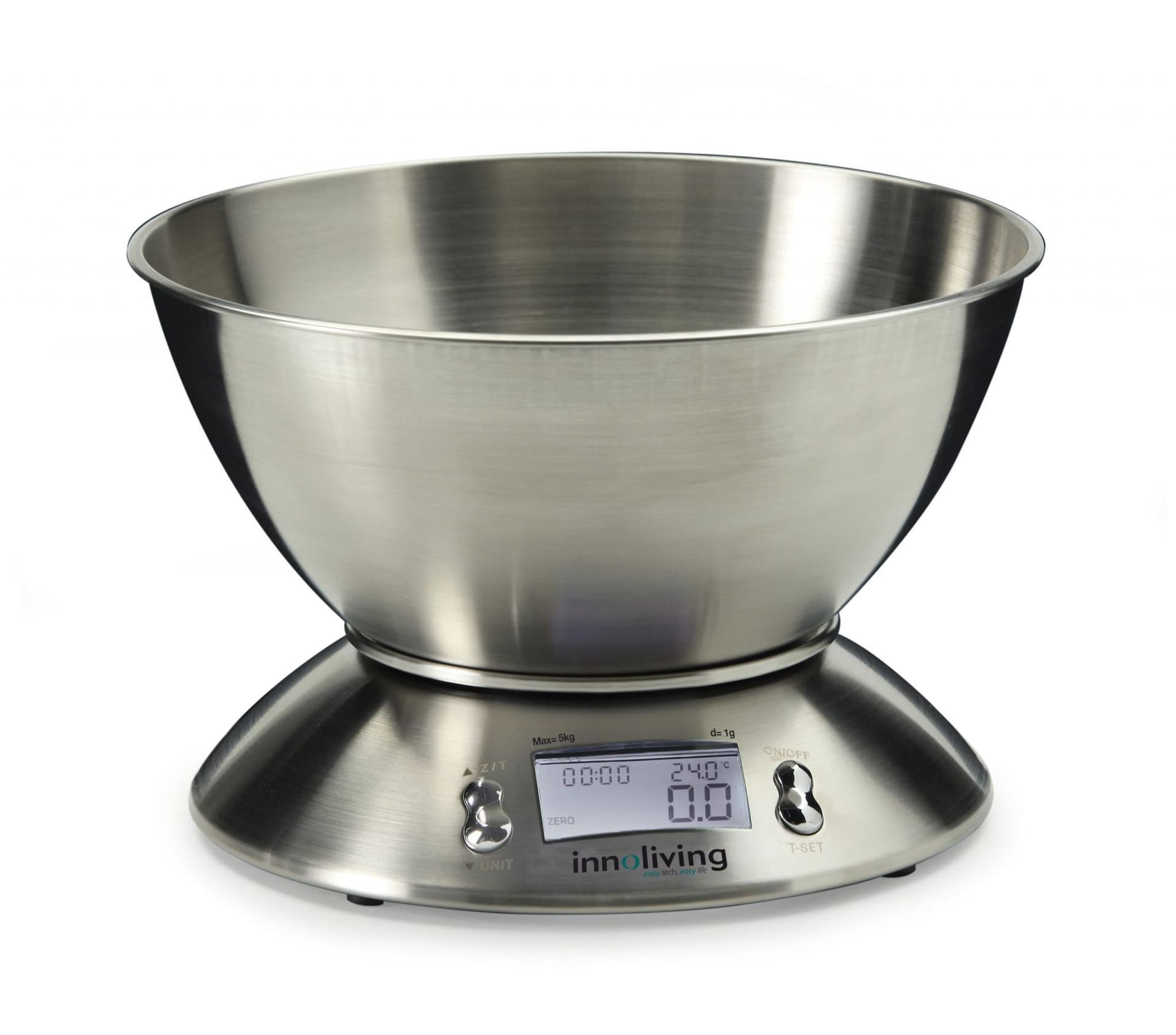 INNOLIVING Електронна кухненска везна  с купа - метална