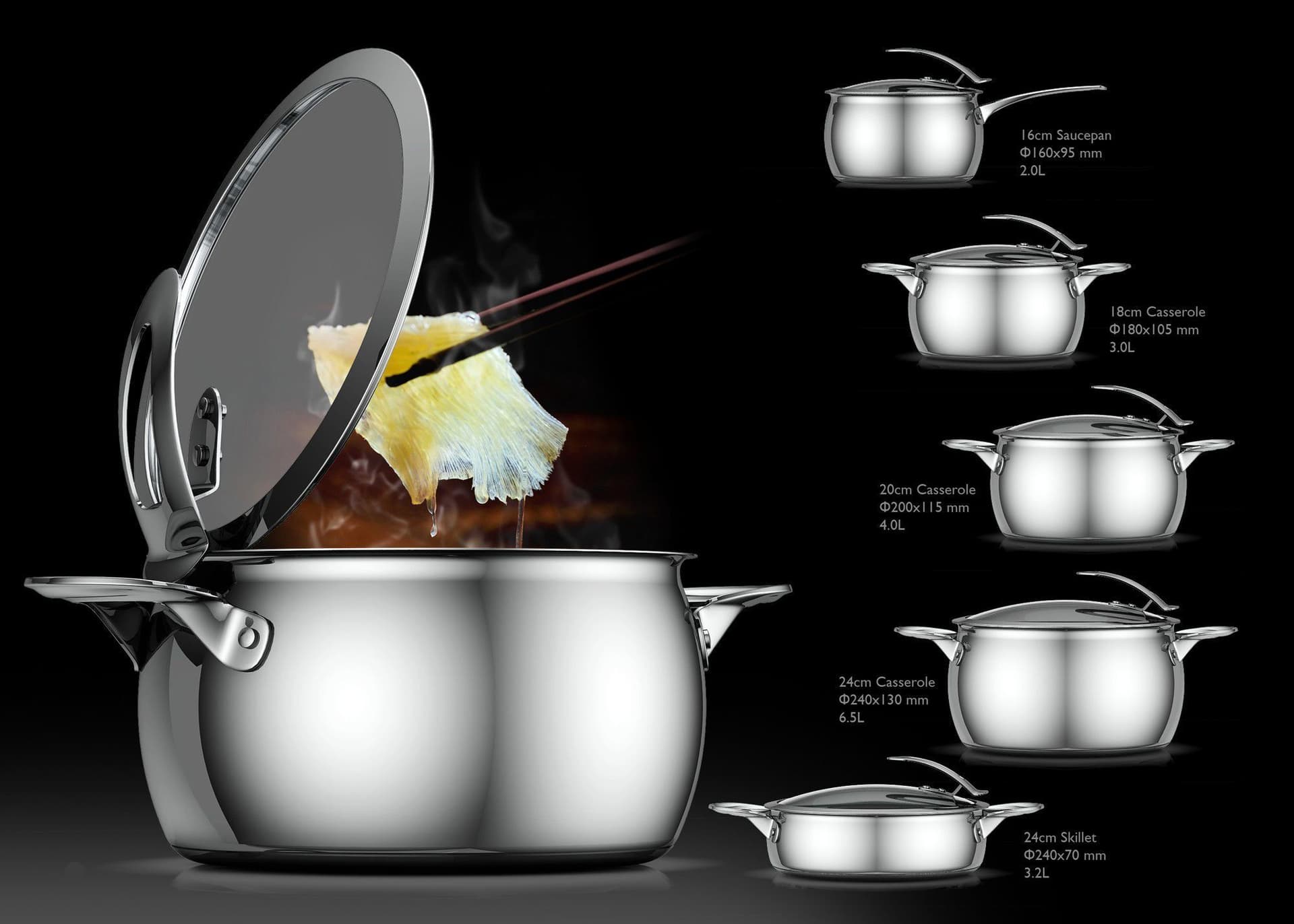 SKK Тенджера с капак  – Ø 24см