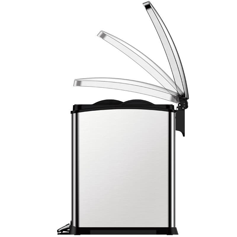 EKO Кош за събиране на отпадъци с педал “NEW REJOICE“ -15 литра – мат