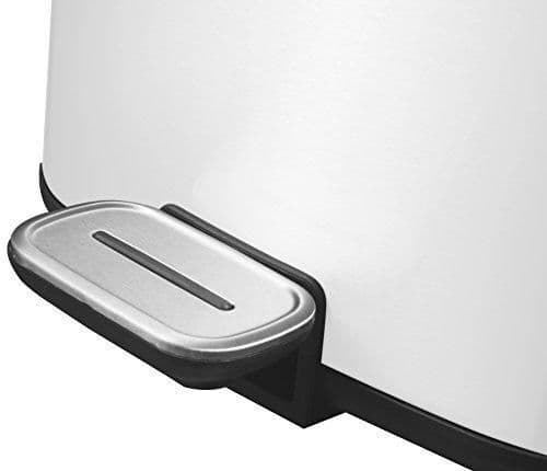 EKO Кош за отпадъци с педал “REGENT“ – 12 литра – бял