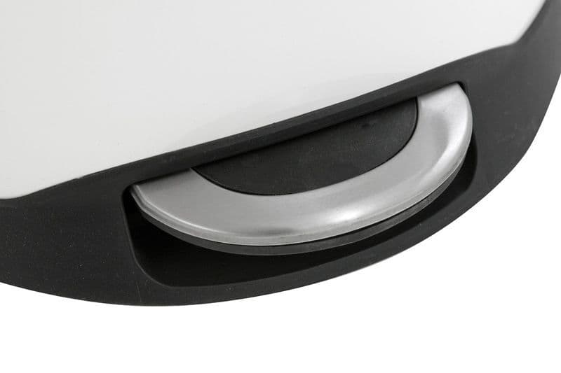 EKO Кош за отпадъци с педал “SHELL“ – 6 литра – бял