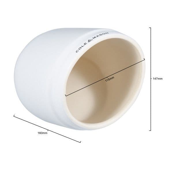 COLE&MASON Керамичен канистер за сол