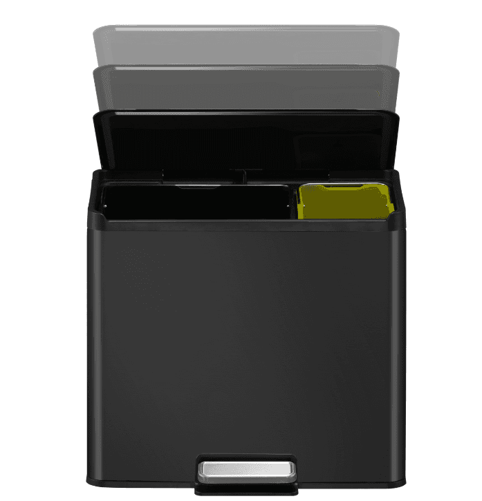 EKO Кош за разделно събиране “ESSENTIAL“ – 20 + 9 л. – черен