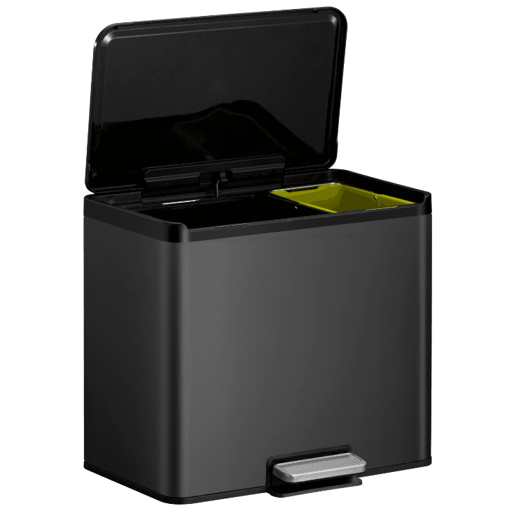 EKO Кош за разделно събиране “ESSENTIAL“ – 20 + 9 л. – черен