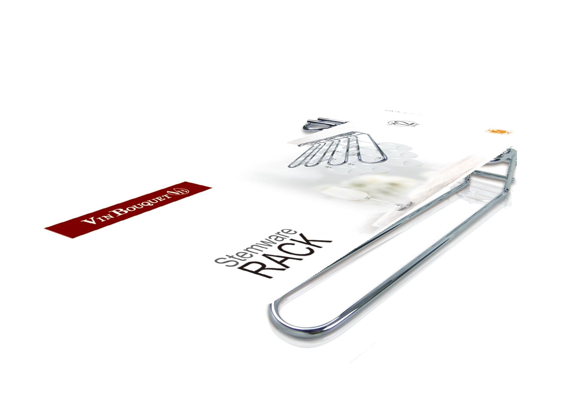 Vin Bouquet Стоманен органайзер за 12 чаши