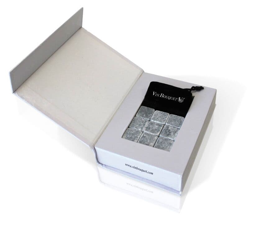 Vin Bouquet Сет охладители за напитки от естествен камък „STONE  ROCKS“ – 9 бр.
