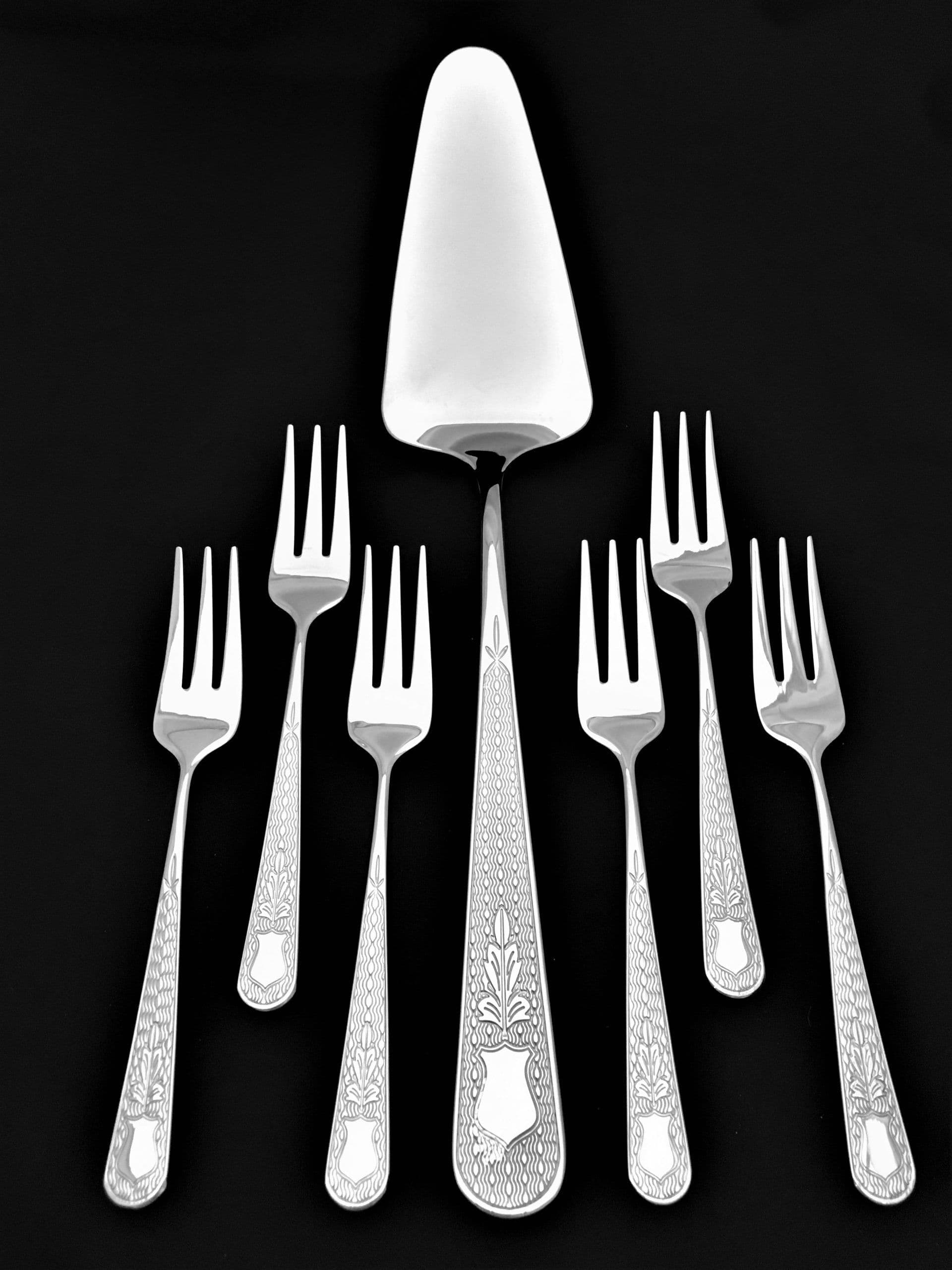 HERDMAR Комплект прибори за торта “GUELL“ – 7 части