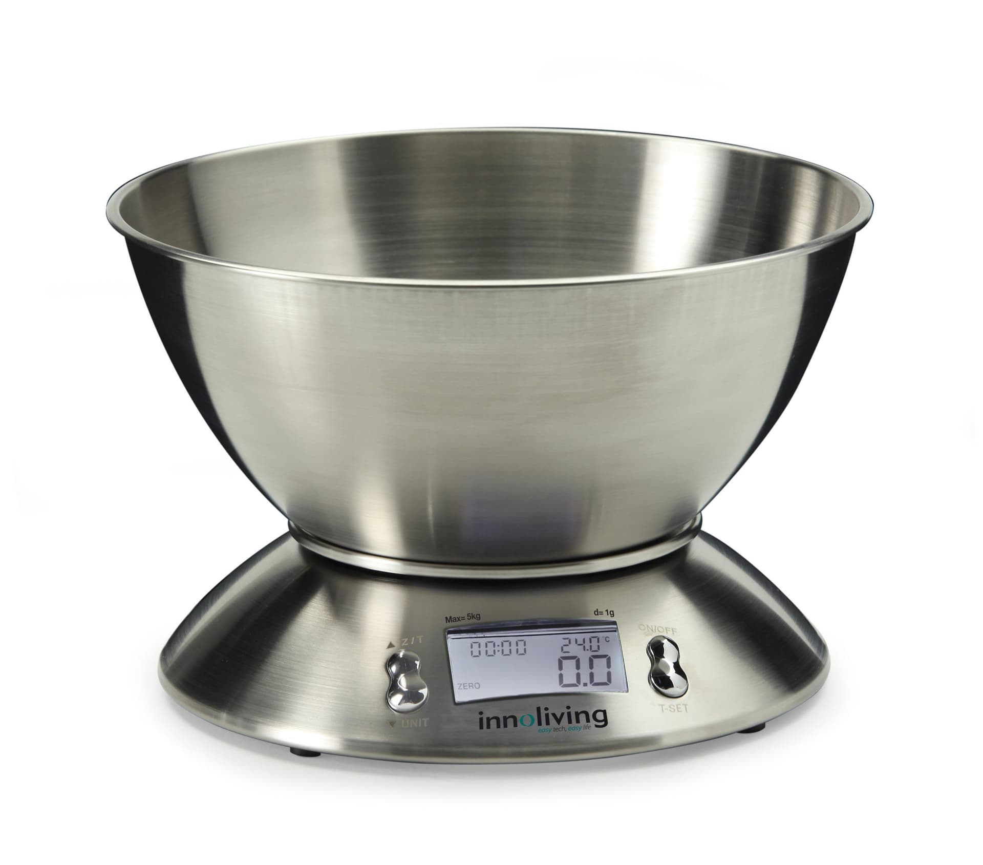 INNOLIVING Електронна кухненска везна  с купа – метална