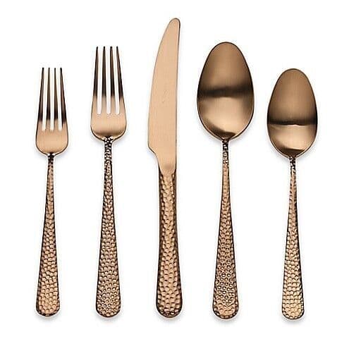 HERDMAR Комплект прибори за хранене “MONTANA“ – 36 части – медно PVD покритие