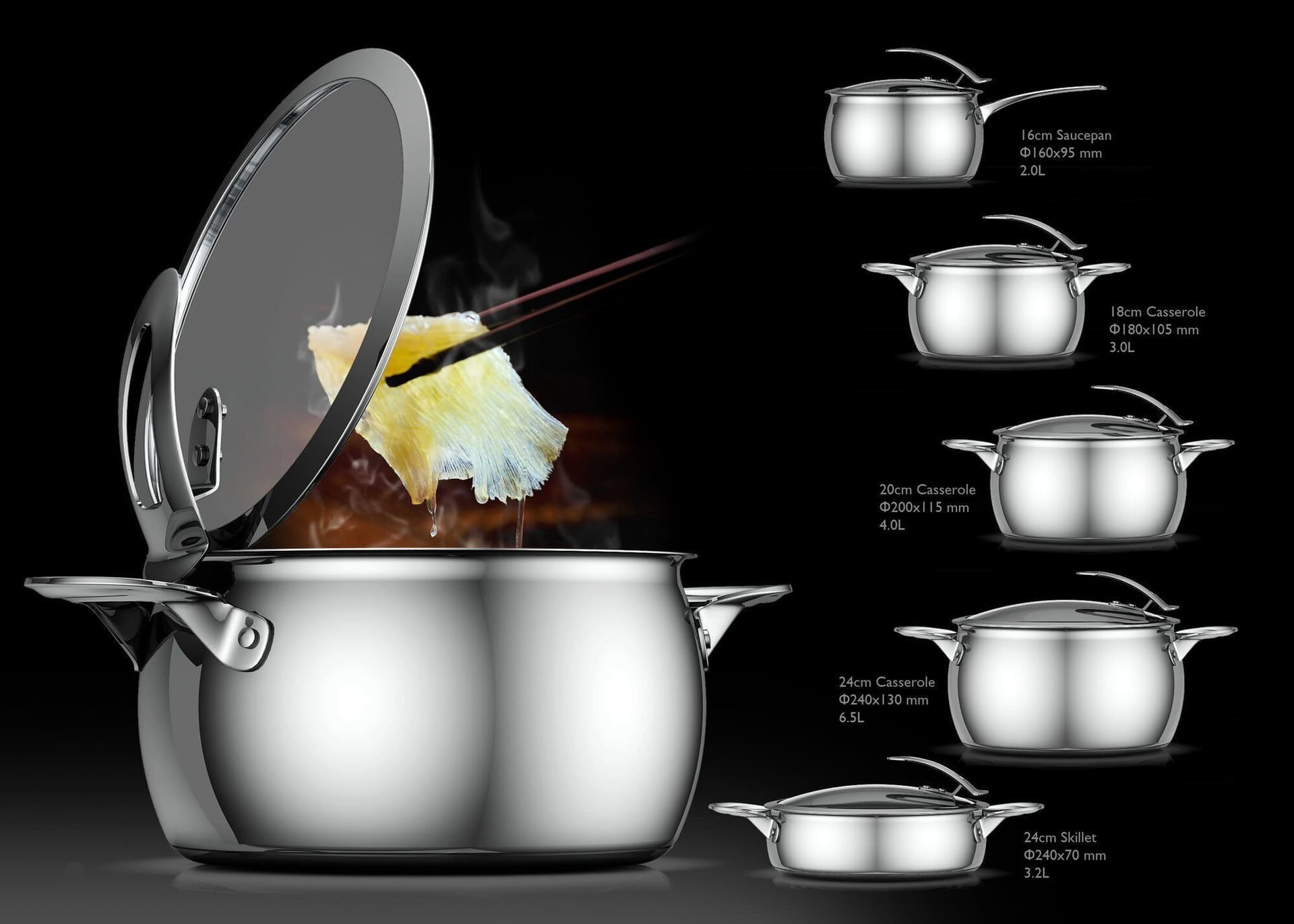 SKK Тенджера с капак  – Ø 24см