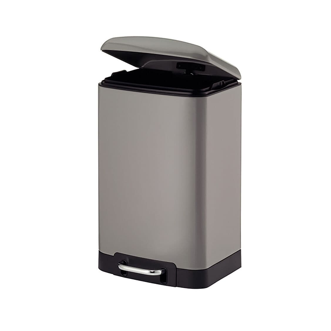KELA Кош за отпадъци с педал “Davino“ – светло сив – 12 л.