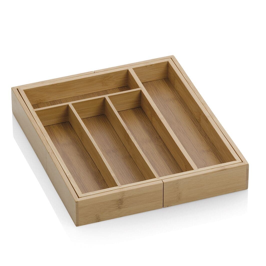 KELA Бамбуков разтегателен органайзер за прибори за чекмедже “Kalma“ – 28-39×34 см.