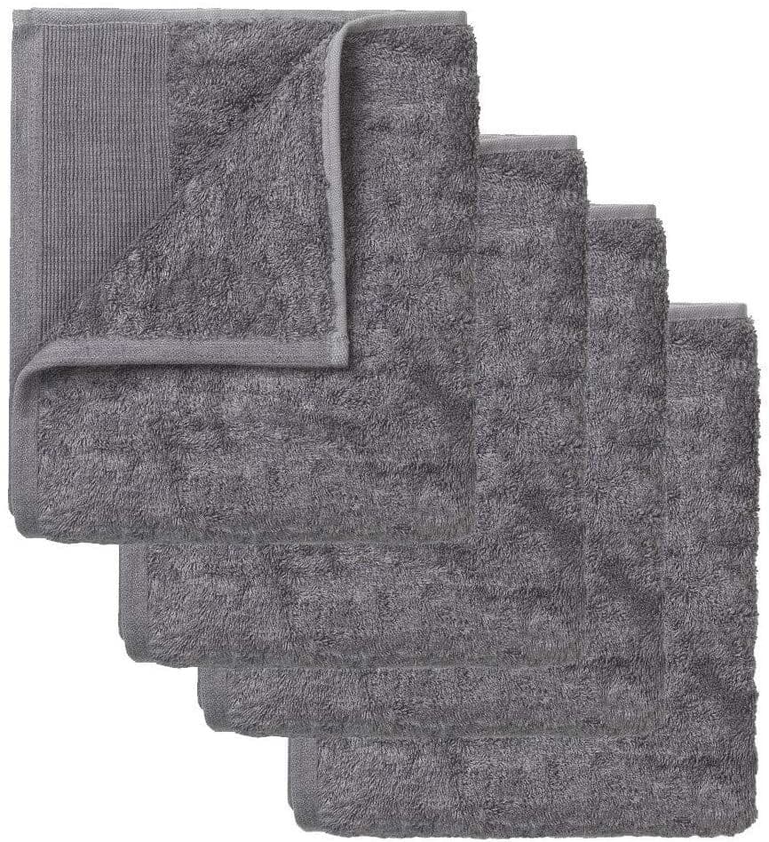 BLOMUS Комплект от 4 бр хавлиени кърпи „GIO“- цвят графит, 30х30 см