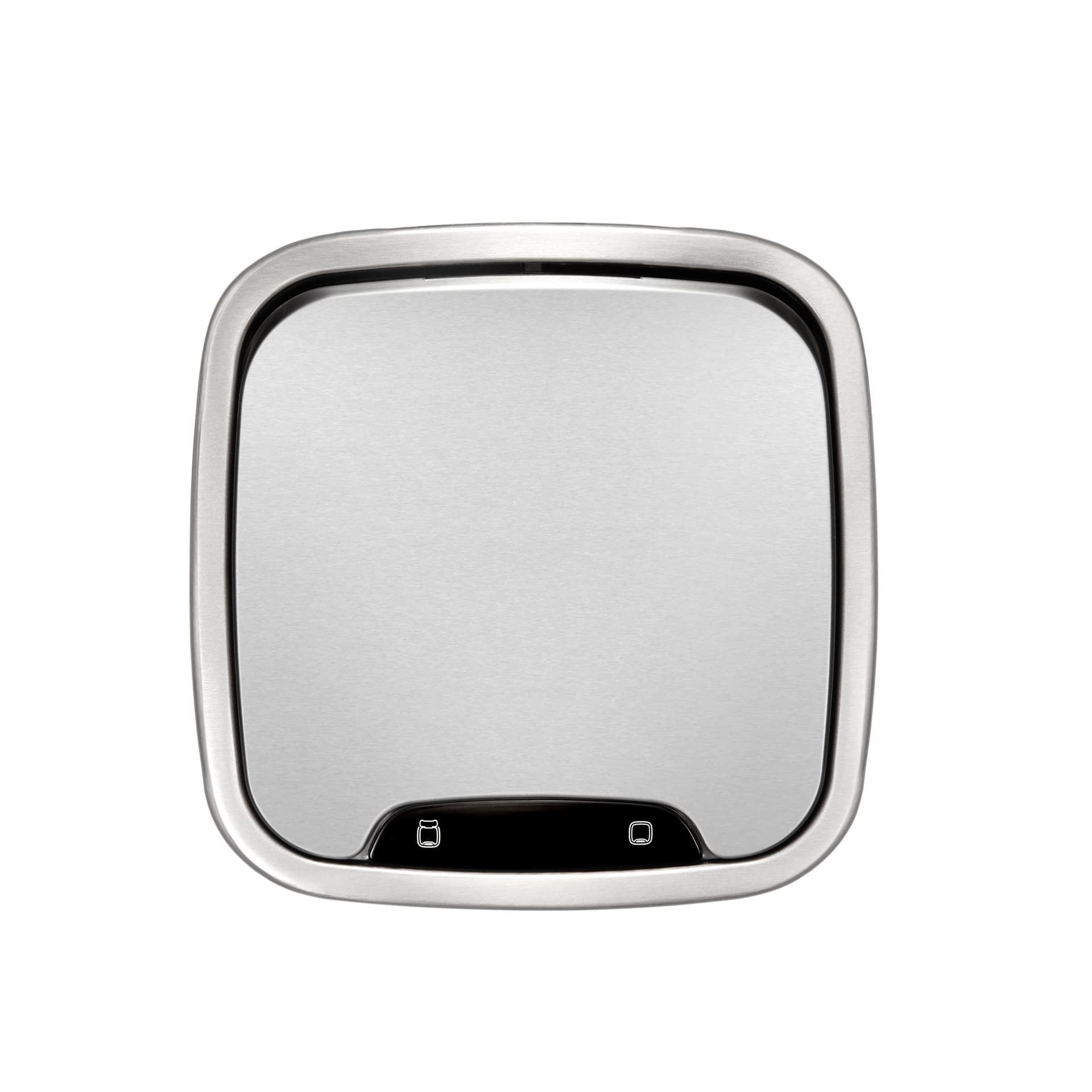 EKO Сензорен кош за отпадъци “ECOSMART“ с метален капак – 6 литра – мат