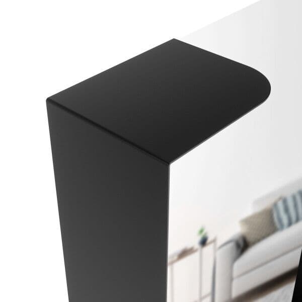 UMBRA Огледало за стена с рафтове “ALCOVE“ – цвят черен