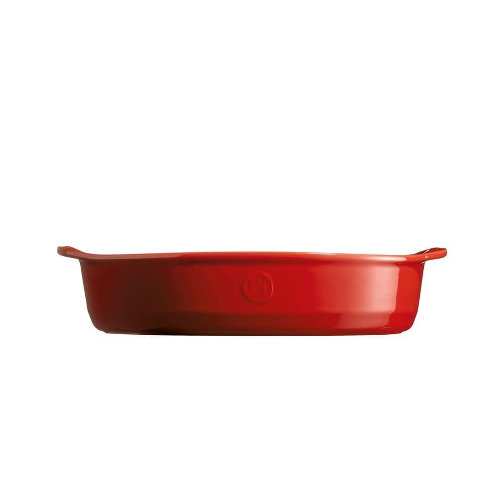 EMILE HENRY Керамична тава „OVAL OVEN DISH“ – 35х22,5 см – цвят червен