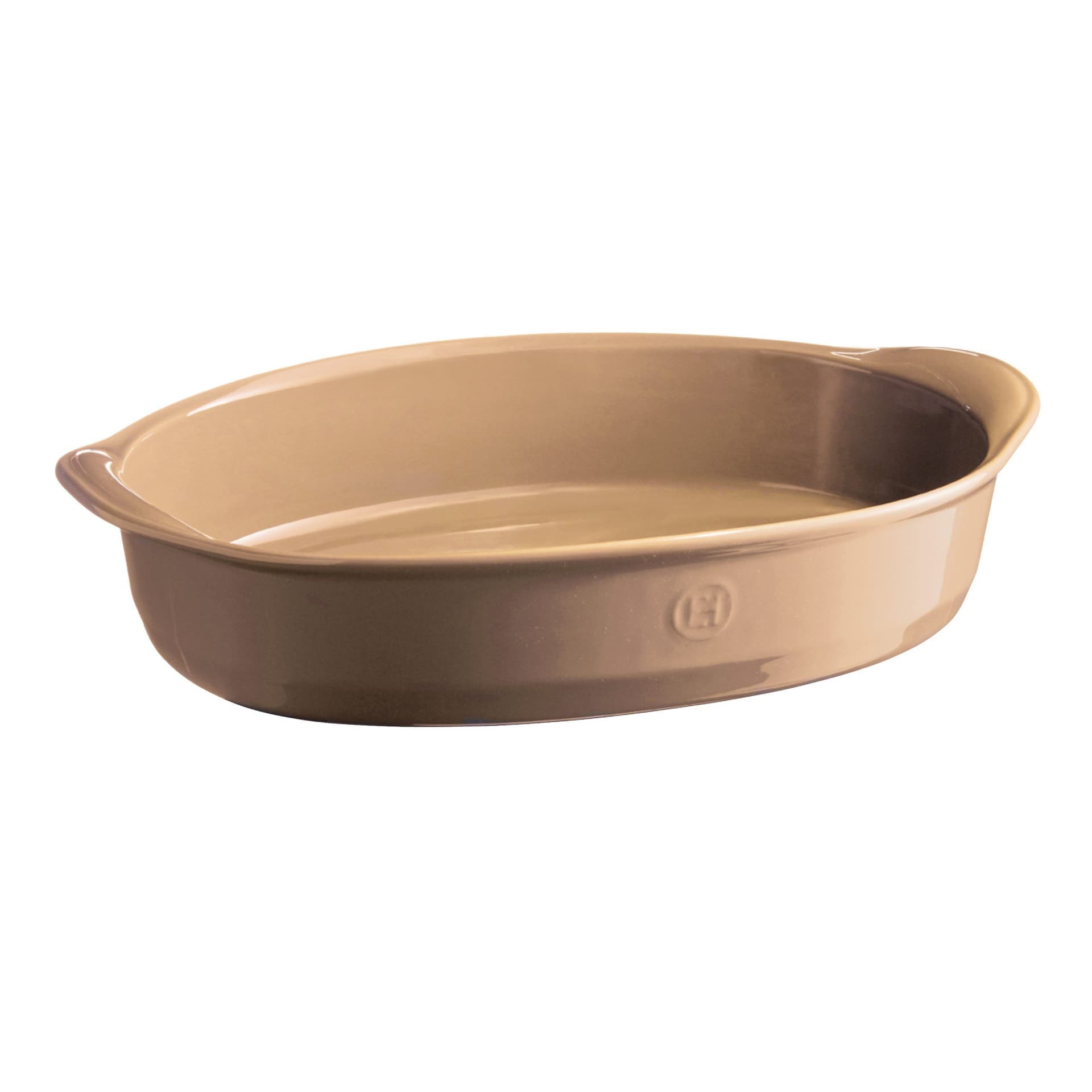 EMILE HENRY Керамична овална форма за печене „LARGE OVAL OVEN DISH“ – 41,5 х 26,5 см – цвят капучино