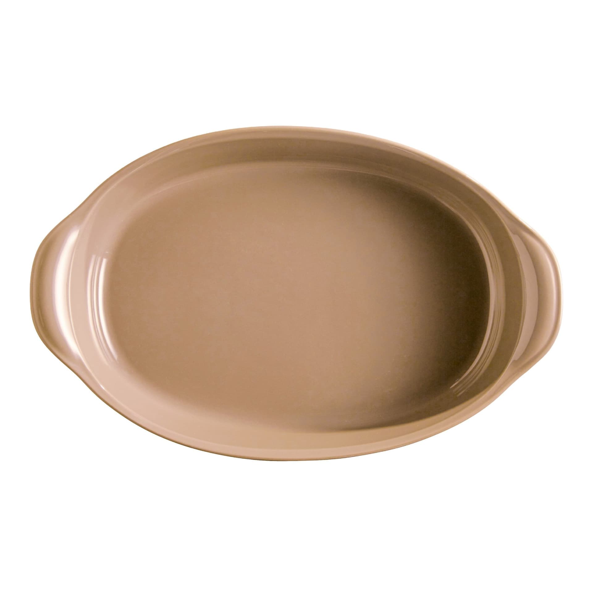 EMILE HENRY Керамична овална форма за печене „LARGE OVAL OVEN DISH“ – 41,5 х 26,5 см – цвят капучино