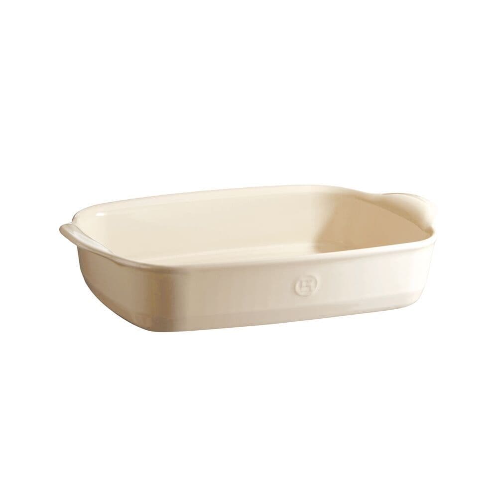EMILE HENRY Керамична тава „RECTANGULAR OVEN DISH“- 36,5 х 23,5 см – цвят екрю